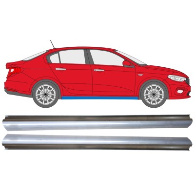 Alsó küszöb javító panel hoz Fiat Tipo 2016- / Bal+Jobb / Készlet 14974