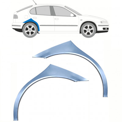 Hátsó sárvédő javító panel hoz Seat Toledo Leon 1999-2006 / Bal+Jobb / Készlet 10454