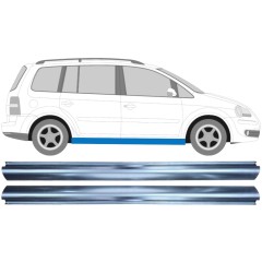 Küszöb javító panel hoz Volkswagen Touran 2003-2010 / Bal+Jobb / Készlet 11943