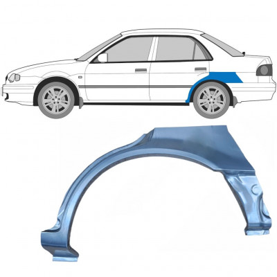 Hátsó sárvédő javító panel hoz Toyota Corolla 1997-2002 / Bal 9061