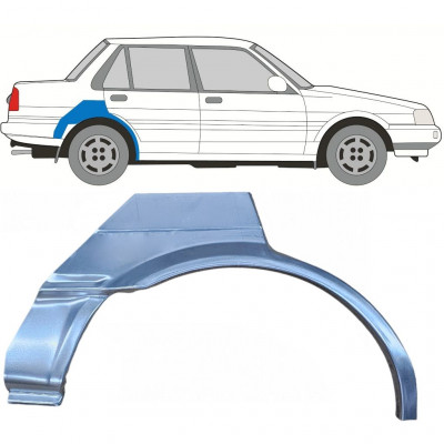 Hátsó sárvédő javító panel hoz Toyota Corolla 1983-1988 / Jobb 7692