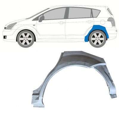 Hátsó sárvédő javító panel hoz Toyota Corolla Verso 2004-2009 / Bal 7699