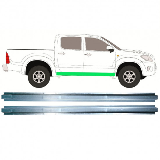 Belső küszöb javító panel hoz Toyota Hilux 2005-2015 / Készlet 11457