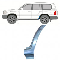 Alsó hátsó sárvédő javító panel hoz Toyota Land Cruiser 1998-2007 / Bal 8985