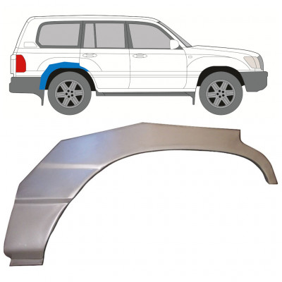 Hátsó sárvédő javító panel hoz Toyota Land Cruiser 1998-2007 / Jobb 8982