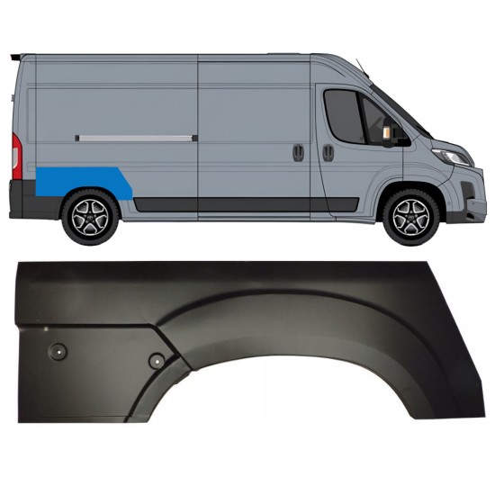 Hátsó sárvédő javító panel hoz Toyota Proace Max 2024- / Jobb 16693