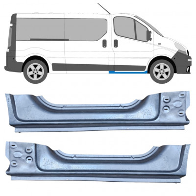 Küszöb javító panel hoz Opel Vivaro / R Trafic 2001- / Bal+Jobb / Készlet 9654