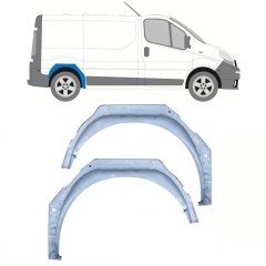 Belső hátsó kerékív javító panel hoz Opel Vivaro 2001-2014 / Bal+Jobb / Készlet 14100