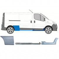 Javító panel készlet hoz Renault Trafic Opel Vivaro 2001-2014 / LWB / Jobb /  11105