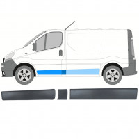 Oldalsó díszítő elemek készlete hoz Renault Trafic Opel Vivaro Primastar 2001-2014 / SWB / Bal /  8570