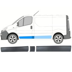 Oldalsó díszítő elemek készlete hoz Opel Vivaro 2001-2014 / Bal / 13903