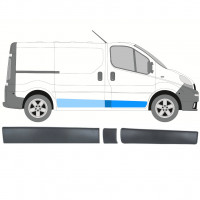 Oldalsó díszítő elemek készlete hoz Renault Trafic Opel Vivaro Primastar 2001-2014 / SWB / Jobb /  8569