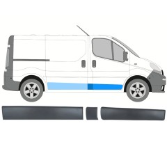 Oldalsó díszítő elemek készlete hoz Opel Vivaro 2001-2014 / Jobb / 13901