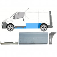 Javító panel készlet hoz Renault Trafic Opel Vivaro 2001-2014 / SWB / Bal /  11229