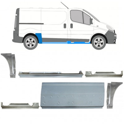 Javító panel készlet hoz Renault Trafic Opel Vivaro 2001-2014 / SWB /  11230