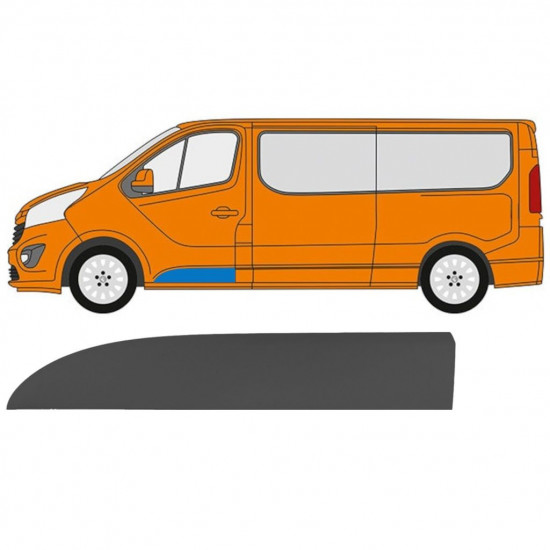 Első ajtó díszítő elem hoz Renault Trafic 2014- / Bal 11247