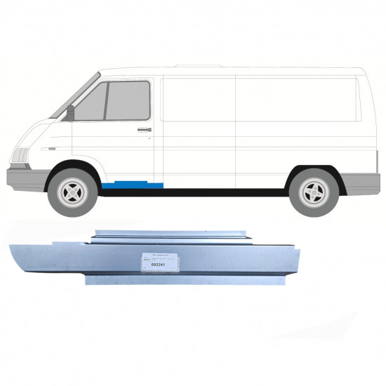 Első ajtó küszöb javító panel hoz Renault Trafic 1980-2001 / Bal 7729