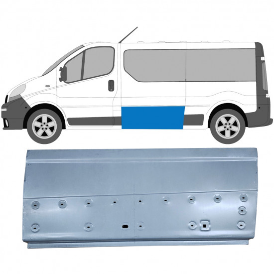 Oldalsó javító panel hoz Opel Vivaro / R Trafic 2001- / Bal 6931