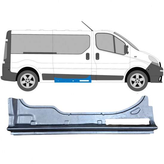 Belső tolóajtó javító panel hoz Opel Vivaro / R Trafic 2001- / Jobb 6930