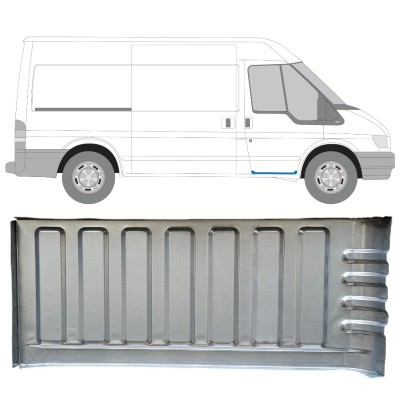 Fellépő lemez bal belső küszöbbel hoz Ford Transit 2000-2013 / Jobb 15054