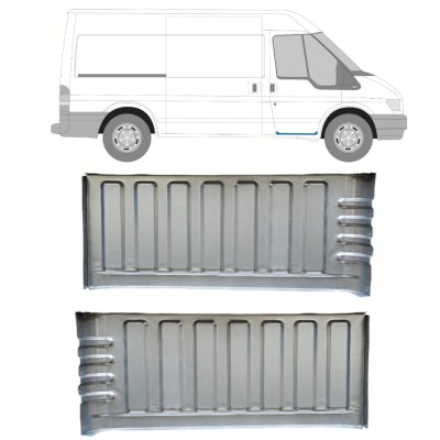 Fellépő lemez bal belső küszöbbel hoz Ford Transit 2000-2013 / Bal+Jobb / Készlet 15056