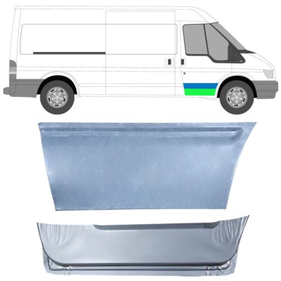 Belső első ajtó javító lemez hoz Ford Transit 2000-2013 / Jobb / Készlet 14543