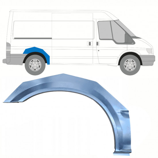 Hátsó sárvédő javító panel hoz Ford Transit 2000-2013 / Jobb 9138