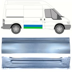 Külső alsó tolóajtó javító panel hoz Ford Transit 2000-2013 / Jobb / Készlet 12665