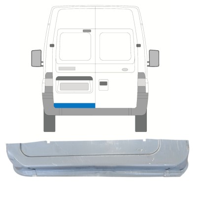 Hátsó ajtó javító panel hoz Ford Transit 2000-2013 / Bal 14655