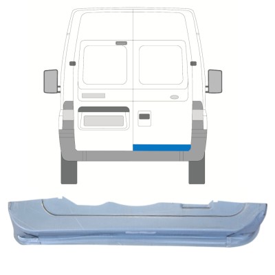 Hátsó ajtó javító panel hoz Ford Transit 2000-2013 / Jobb 14654