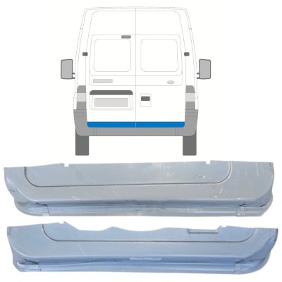 Hátsó ajtó javító panel hoz Ford Transit 2000-2013 / Bal+Jobb / Készlet 14656