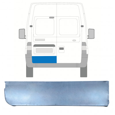 Hátsó ajtó javító panel hoz Ford Transit 2000-2013 / Bal 11572