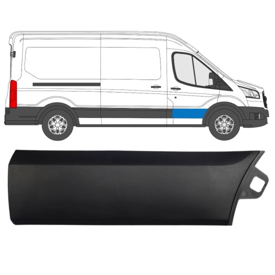 Első ajtó díszítő elem hoz Ford Transit 2014- / Jobb 14659