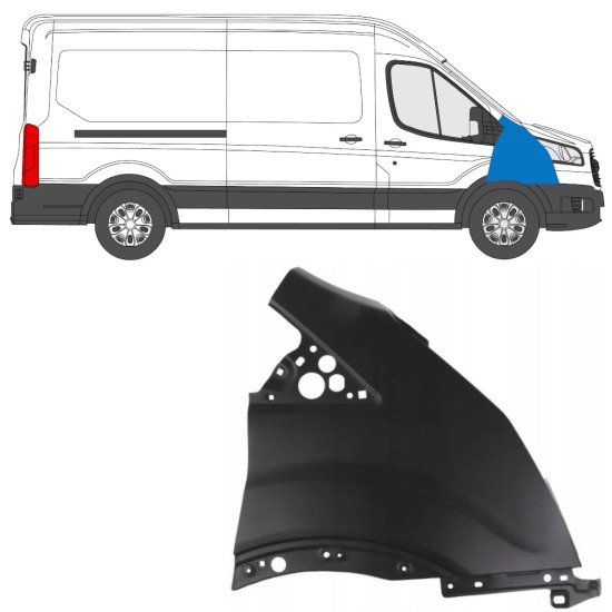 Első sárvédő hoz Ford Transit 2014- 2014-2019 / Jobb 17092