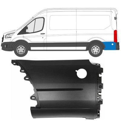 Hátsó sárvédő oldali díszítőelem kerék mögött hoz Ford Transit 2014- / Bal 14673