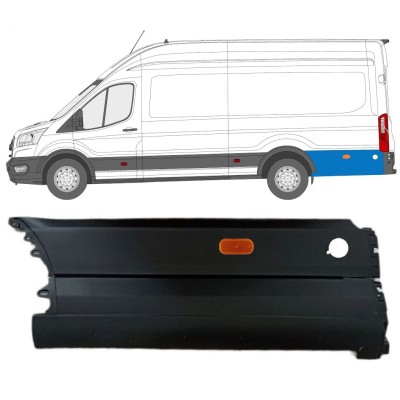 Hátsó sárvédő oldali díszítőelem kerék mögött hoz Ford Transit 2014- / Bal / Készlet 14679