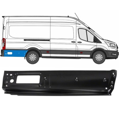 Hátsó sárvédő hátsó rész javító panel hoz Ford Transit 2014- 2014-2026 / Jobb 17088