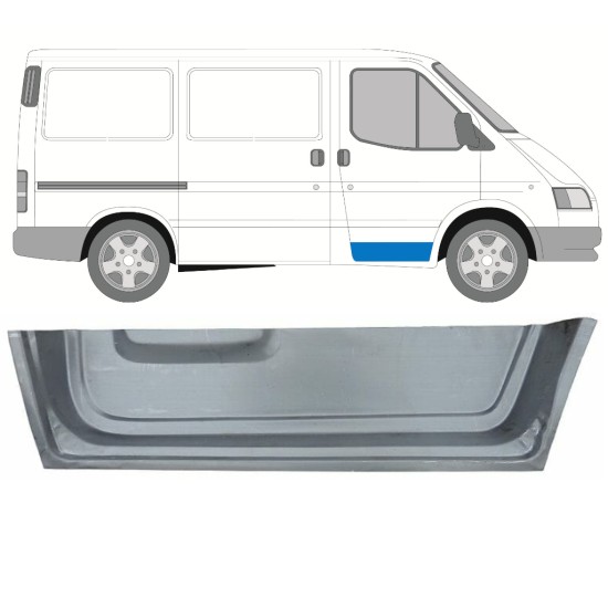 Belső első ajtó javító lemez hoz Ford Transit 1986-2000 / Jobb 16022
