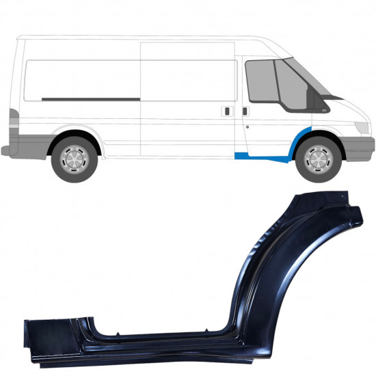 Első ajtó küszöb javító panel hoz Ford Transit 2000-2013 / Jobb 5314