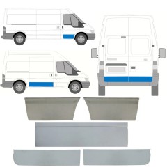 Ajtó javító panel hoz Ford Transit 2000-2013 / Bal+Jobb / Készlet 11387