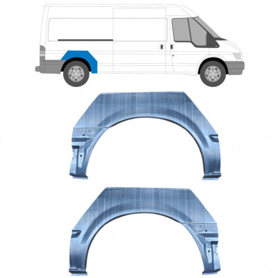 Hátsó sárvédő javító panel hoz Ford Transit 2000- / Bal+Jobb / Készlet 9590