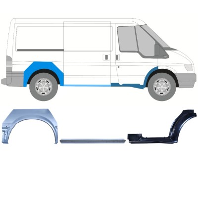 Javító panel készlet hoz Ford Transit 2000-2013 / Jobb / 15022