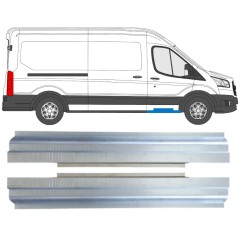 Küszöb javító panel hoz Ford Transit 2014- / Bal+Jobb / Készlet 16141