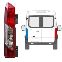 Hátsó lámpa hoz Ford Transit 2014- / Bal 16093