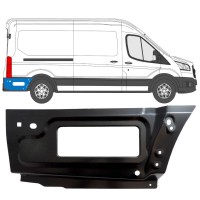 Hátsó sárvédő hátsó rész javító panel hoz Ford Transit 2014- / Jobb 15348