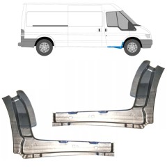 Belső küszöb javító panel hoz Ford Transit 2000-2013 / Bal+Jobb / Készlet 11909