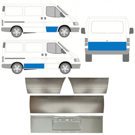 Ajtó javító panel hoz Ford Transit 1985-2000 / Készlet 11396