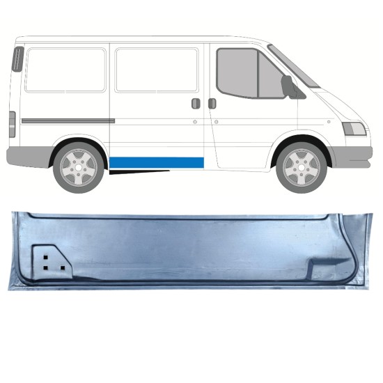 Belső tolóajtó javító panel hoz Ford Transit 1986-2000 / Jobb 16021