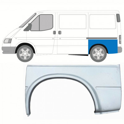 Hátsó sárvédő javító panel hoz Ford Transit 1991-2000 / Bal 8818