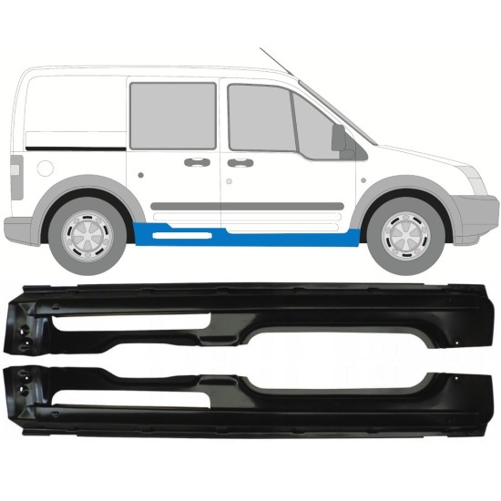 Teljes küszöb hoz Ford Transit Connect 2003-2013 / Bal+Jobb / Készlet 17150